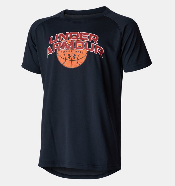 UAテック ショートスリーブ Tシャツ 〈グラフィック〉（バスケットボール/KIDS）